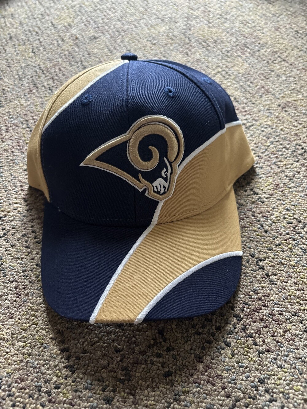 Vintage St Louis Rams Team Apparel Athletic Sideline Hat Adjustable